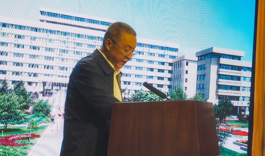 校党委书记孙登林揭幕仪式上讲话