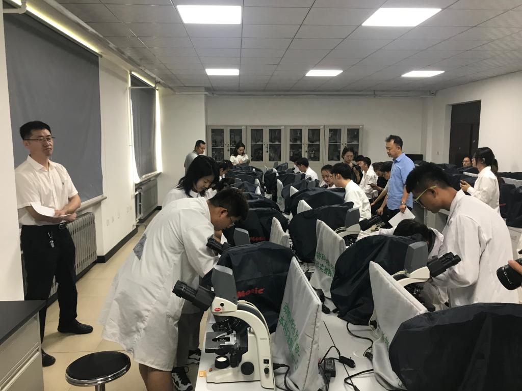 学生实验操作比赛现场